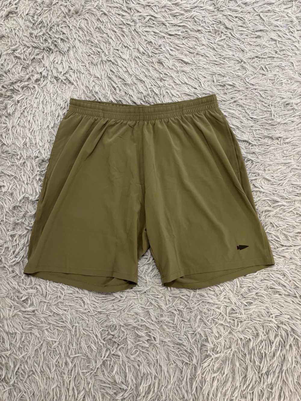 GORUCK Tough Stretch Men Athletic Shorts Large Olive Green Workout Gym 7” Inseam
